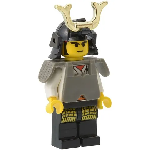 Lego Ninja Shogun White with Armor Castle Ninja Minifigure CAS057 3050 3053