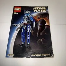 LEGO Star Wars Technic 8011 Jango Fett Instruction Manual ONLY 