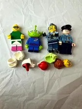 LEGO Alien Toy Story Watermelon Dude & Police Officers Minifigures Lot