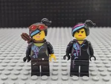 Lego Lucy Wyldstyle 70831 70830 LEGO Movie 2 Minifigures Lot Of 2