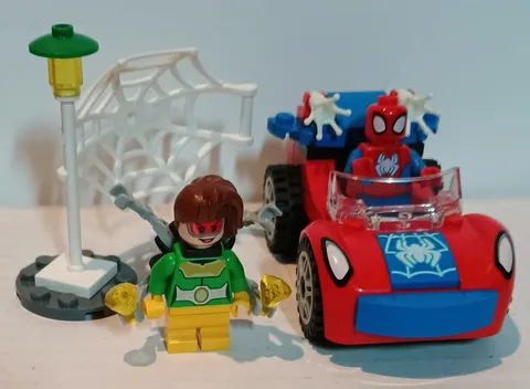 LEGO 10789 Marvel Spider-Man: Spider-Man's Car and Doc Ock Used Complete Manual+