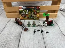 LEGO Star Wars Endor Rebel Trooper & Imperial Trooper 9489 100% Complete