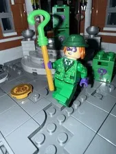 LEGO The Riddler Minifigure (with cane) sh0334 - Set 70903 100% LEGO