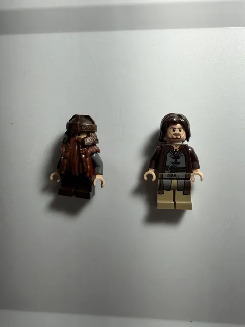 Lego Lord of the Rings Aragorn Gimli Minifigure 9472 lor013 lor017
