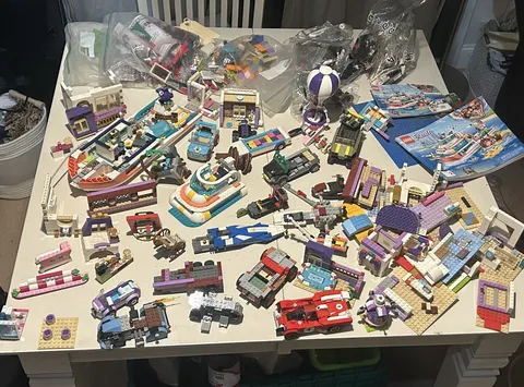 LEGO 12+Lbs Bulk Lot Partial Builds/Assembled Vehicles Etc- Some Sealed, Variety