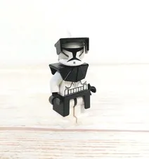 Lego Star Wars 2009 PHASE 1 CLONE TROOPER Black Pauldron sw0223 Set #8014 READ