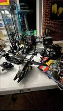 LEGO Batman 7783 batcave and Batcave 6860 and batman vehicles no figs or box