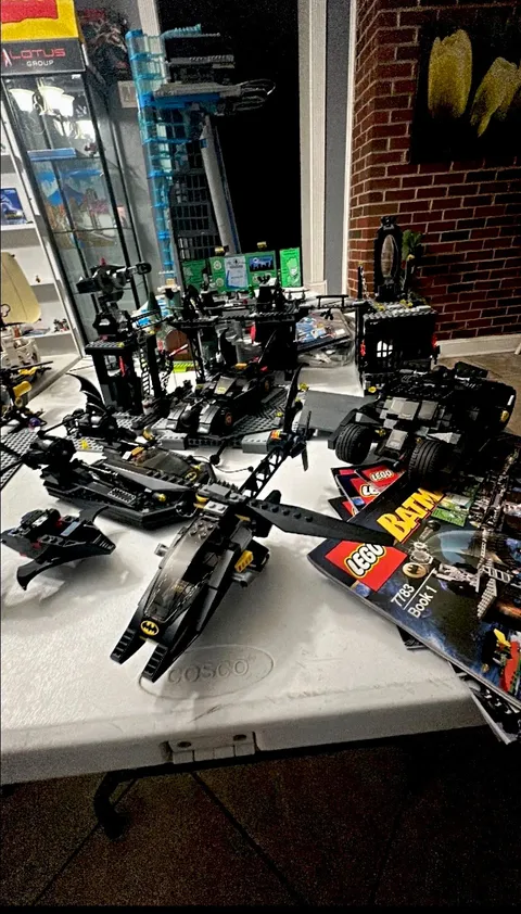 LEGO Batman 7783 batcave and Batcave 6860 and batman vehicles no figs or box
