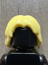 LEGO 88283 Bright Light Yellow Hair Mid-Length Tousled with Center Part