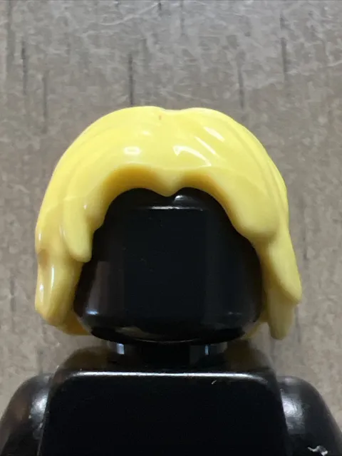 LEGO 88283 Bright Light Yellow Hair Mid-Length Tousled with Center Part