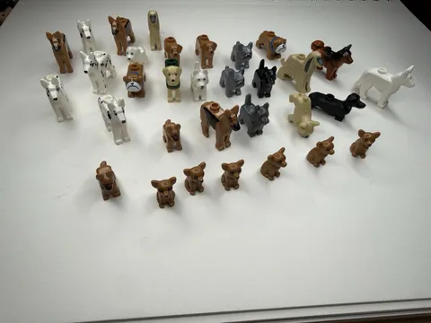 Lego Animal Dog Puppy Baby Lot Of 32
