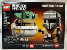 LEGO Star Wars BrickHeadz 75317 -The Mandalorian & the Child -NEW Sealed