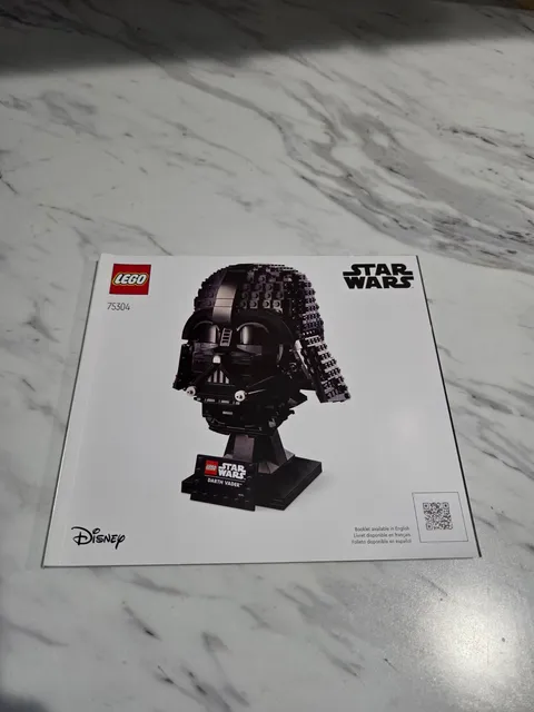 LEGO Star Wars 75304 Darth Vader Helmet Instruction Manual Only