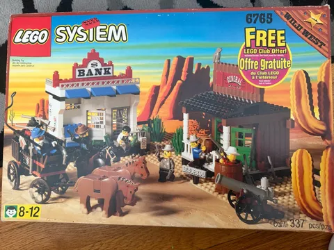 LEGO Sheriff's Lock-Up Set 6765-97% Complete With Instructions