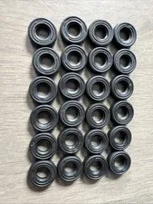 LEGO 59895 Black Tire 14x4mm Smooth Small Single, Numbered - 24 Pieces