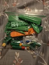 LEGO Bricks & Pieces Bulk Lot Mixed Parts Green & More in Polybag 10+ pcs