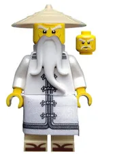 LEGO: Sensei Wu Ninjago Movie White Robe (njo0354)