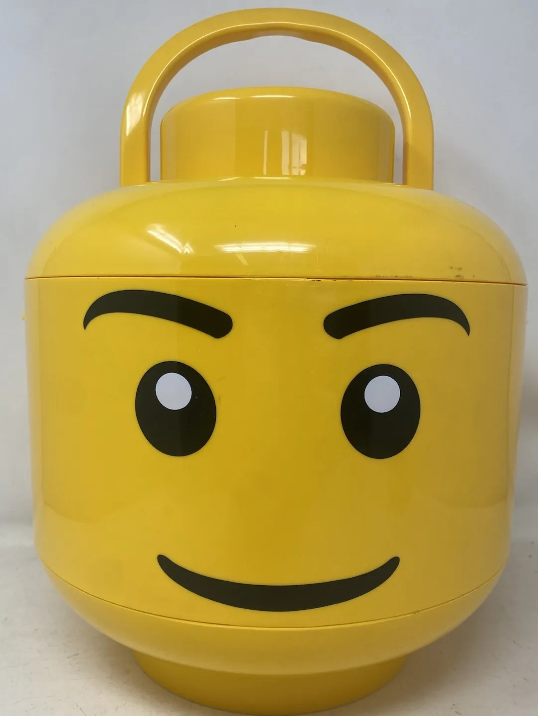 Lego 12" Minifig Head Storage Case Sort & Store Carrying Container w Trays 2013