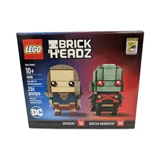 LEGO BrickHeadz Supergirl Martian Manhunter 41496 SDCC 2017 Sealed Limited #1233