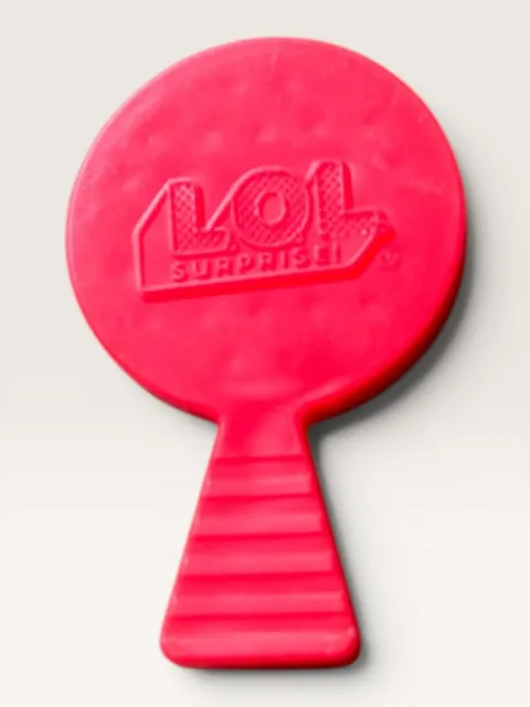 LOL suprise OMG doll brush accessory toy Red round Barbie