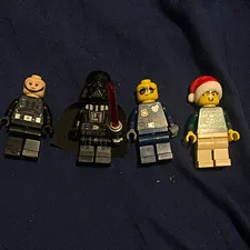 LEGO Star Wars Darth Vader Minifigure Lot 4 pcs w/ Cape, Police Officer