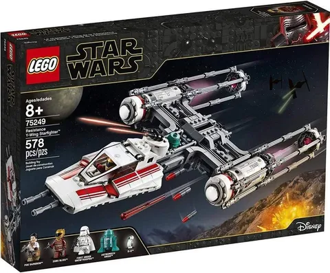 LEGO Star Wars Rise of Skywalker Resistance Y-Wing Starfighter Model 75249 