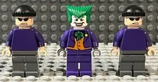 LEGO Batman Joker & 2 Henchmen Minifigures 2006 Bat003 Bat007 Authentic 7782