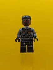 Falcon sh0929 Dark Bluish Gray and Black Suit, Printed Legs Marvel Lego Minifigu