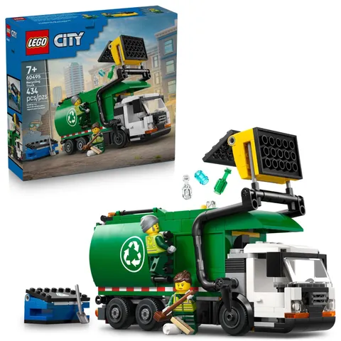 NEW SEALED - LEGO City Recycling Truck Toy Building Set for Boys & Girls (60495)