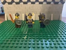 LEGO Viking Battle Pack x3 Genuine Minifigures Medieval Castle Warriors &Weapons