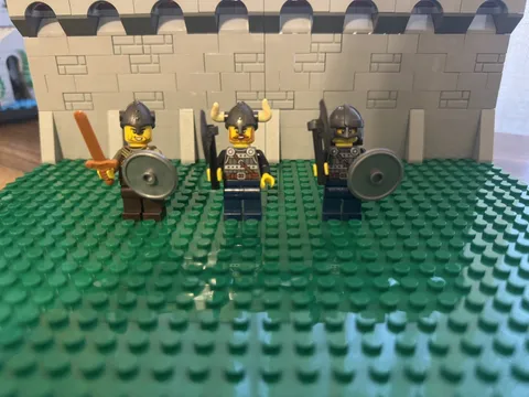 LEGO Viking Battle Pack x3 Genuine Minifigures Medieval Castle Warriors &Weapons