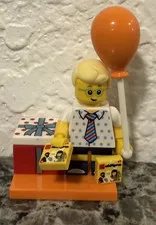 LEGO Series 18 Collectible Minifigure Birthday Party Boy with Stand - col327