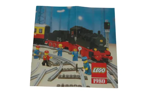 Lego® TRAIN Railway 12V Info Book 1980 Instructions