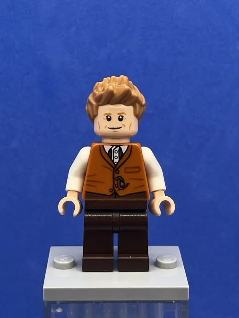 Newt Scamander (Dark Orange Vest) hp165 - LEGO Harry Potter