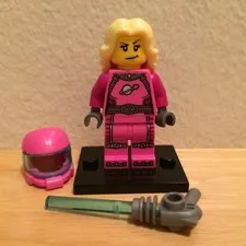 LEGO® Intergalactic Girl minifigure CMF Series 6 8827 Space Pink