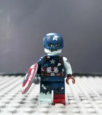 LEGO Marvel Studios Series 1 Zombie Captain America Minifigure (71031) NEAR MINT