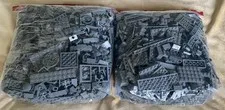 4 Lbs. Dark Gray Mixed Lego Pieces Bricks Lot