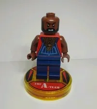 LEGO MR. T Minifig B.A. Baracus The A Team with Tag Dimensions 