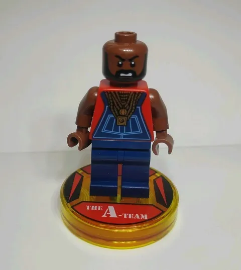 LEGO MR. T Minifig B.A. Baracus The A Team with Tag Dimensions 