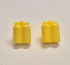 LEGO Yellow Air Tanks x2 Minifigure SCUBA Diver Neck Gear Part 3838