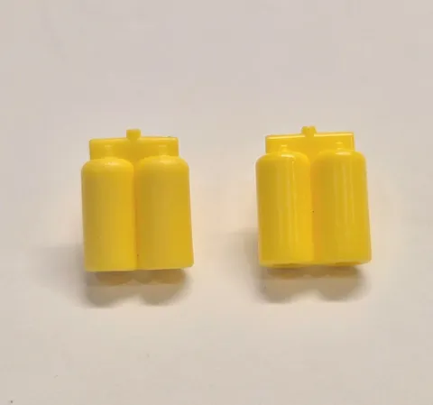 LEGO Yellow Air Tanks x2 Minifigure SCUBA Diver Neck Gear Part 3838