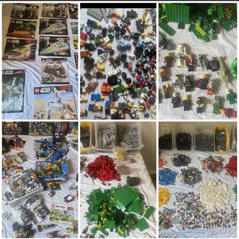 LEGO Lot 50lb Ninjago, Star Wars,  Minifigures, Weapons, Manuals $8,000 