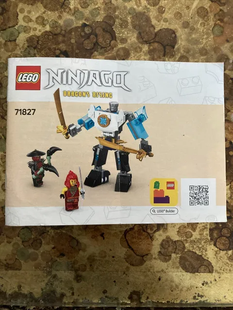 Manual For Lego Ninjago Instruction Booklet. 71827. Free Shipping 