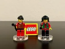 LEGO 1998 Ninja Robber Lot (cas052) & (cas053) w/weapons Rare/Retired Great Cond