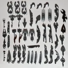 LEGO Bionicle Weapons Lot 49 pcs Bulk Gray Swords Blades Parts