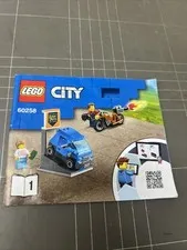 VINTAGE TOY LEGO MANUAL INSTRUCTIONS BOOKLET ART CITY 60258