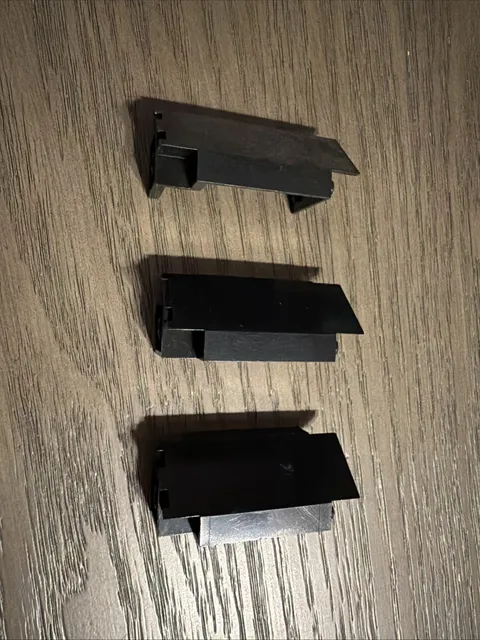 X3 LEGO Black Panel, Castle Corner Wall 3x3x6 2345 6086 6085 6071 6054 6077 6075