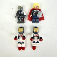 Lego Marvel Super Heroes 76038 Minifigure Lot of 4 Iron Legion Thor Ultron MK1