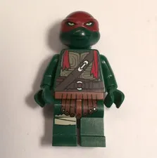 LEGO Raphael Minifigure Teenage Mutant Ninja Turtles Green & Red Printed Torso