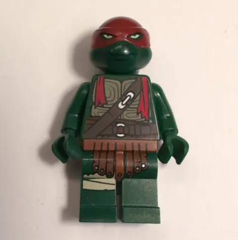 LEGO Raphael Minifigure Teenage Mutant Ninja Turtles Green & Red Printed Torso